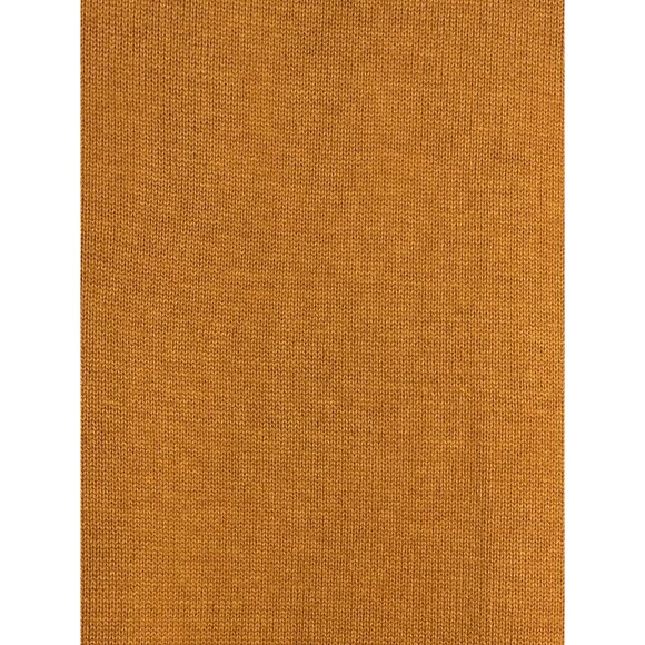 Tahari US Small Sweater V-neck Mustard Yellow Long Sleeve Side Slits - Picture 10 of 16